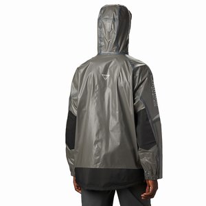 Columbia Chaqueta De Lluvia PFG Force XII™ OutDry™ Extreme Hombre Grises (361GDUFNS)